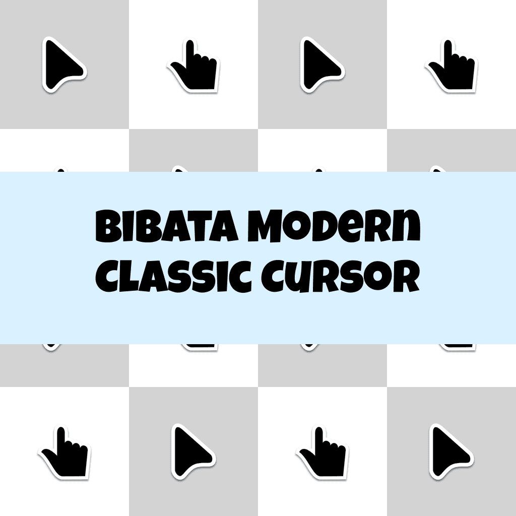 Preview Bibata Modern Classic Cursor custom cursor pack