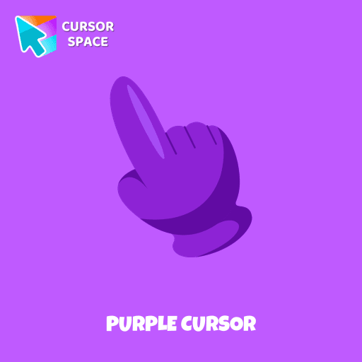 Purple cursor pointer cursor